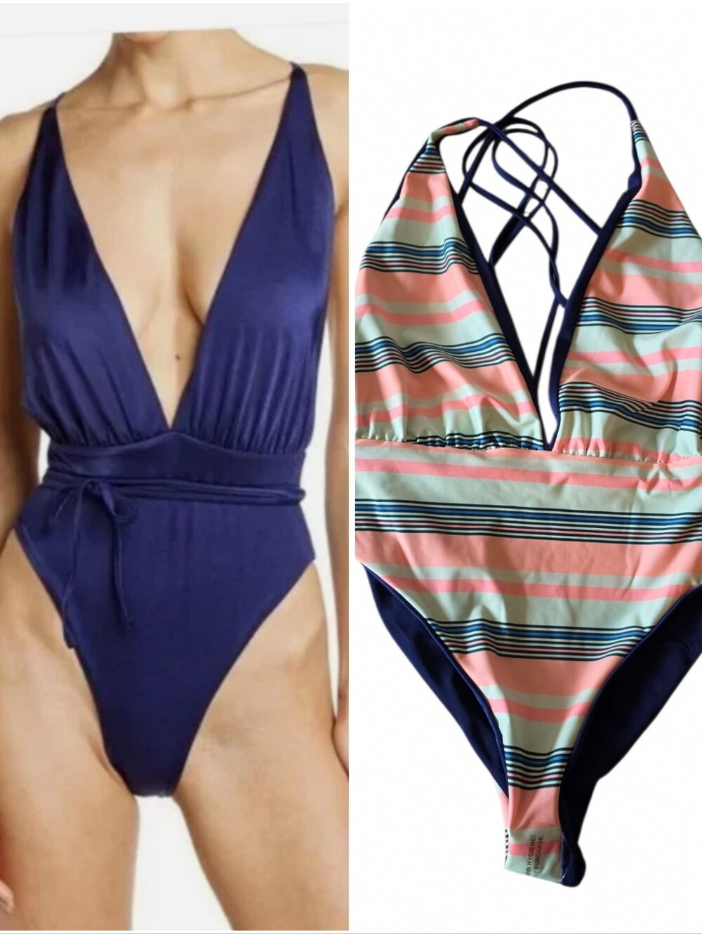 🆕️ Maaji Blue Depth Safari V-Plunge Reversible One-Piece Swimsuit